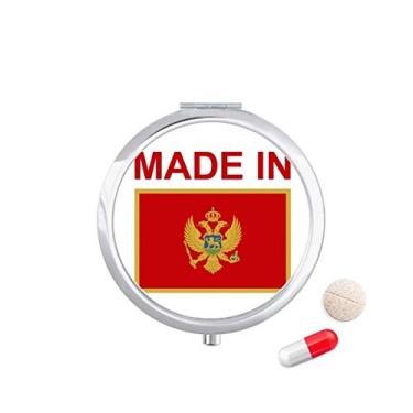Imagem de Estojo de comprimidos feito no país de Montenegro, caixa de armazenamento de remédios