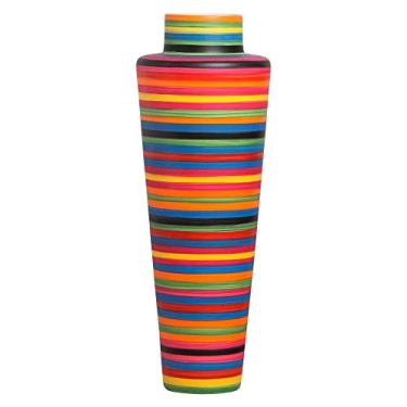 Imagem de Vaso de Chão Grande Colorido Paris em Cerâmica Colors