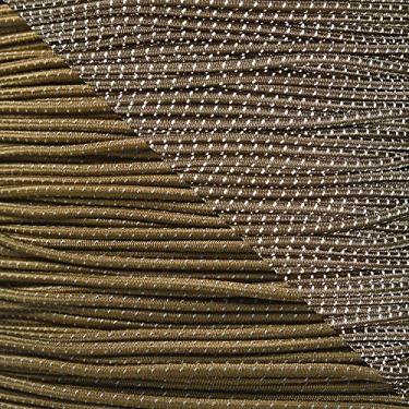 Imagem de Cabo de choque reflexivo com elástico de diâmetro de 1,27 cm em e comprimentos feito nos EUA, 50 Feet, Reflective Coyote Brown