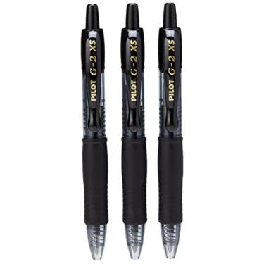 Imagem de Pilot Caneta esferográfica retrátil G2 Pixie 0,7 mm Mini tinta gel retrátil (pacote com 12) – Preta