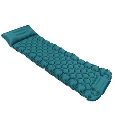 Imagem de Cama de Ar Inflável, Travesseiro Curvo Ao Ar Livre Colchão de Acampamento Impermeável