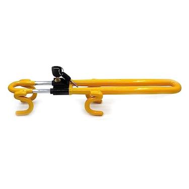 Imagem de CIADAZ Trava do volante para carros Anti-roubo Trava do volante do carro Comprimento ajustável para caminhão SCar