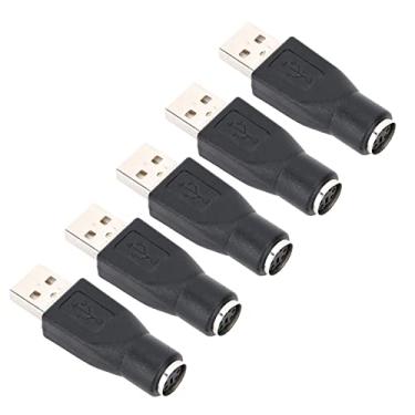 Imagem de Conversor Adaptador USB Macho para PS/2 Fêmea para Teclado e Mouse Com Interface PS/2