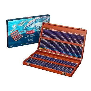 Imagem de Derwent, Lápis de Cor Aquarelável Inktense 72 Cores Estojo Madeira, 2301844