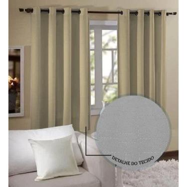 Imagem de Cortina Para Janela Delicata 2,00 x 1,80 - Bege 