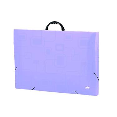 Imagem de Maleta Plástica Dellofine com Alça A3, Dello, 2151.R.0005, Roxa