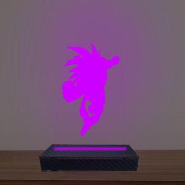 Imagem de Luminária Led 3d Goku Voando Abajur Luxo
