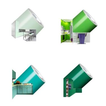 Imagem de Vinil Adesivo Colorido A Prova D'água Para Envelopamento de Geladeira Móveis (3 metros comprimento x 50 centimetros de largura., Verde Abacate)