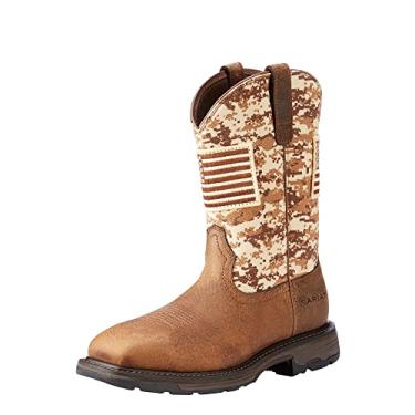 Imagem de Ariat Work Men's Workhog Patriot Construction Boot, Earth/Sand Camo Print, 7.5 E US