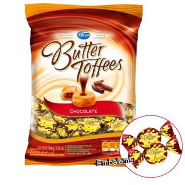 Imagem de Bala Butter Toffees Chocolate 500G Arcor