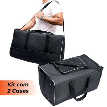 Imagem de Kit 2 Bag Case Bolsa P/ Caixa De Som Yama-ha Dbr12 Alças Fortes