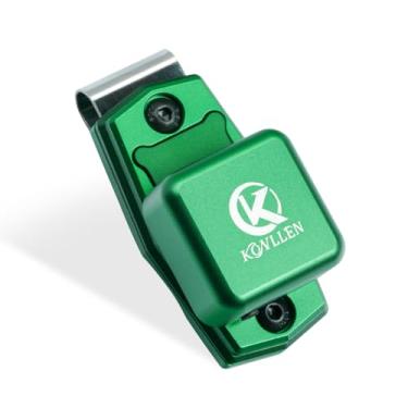 Imagem de KONLLEN Suporte magnético de giz de liga de alumínio para acessórios de bilhar de bilhar de bilhar (verde)