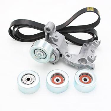 Imagem de Flynsu Kit de substituição da polia tensora da correia de transmissão para Toyota Tacoma 4Runner FJ Cruiser Tundra 4.0L 1GRFE 2005-2015