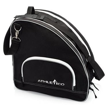 Imagem de Bolsa de skate Athletico Ice & Inline – Bolsa premium para carregar patins de gelo, patins de rolo, patins em linha para crianças e adultos, Preto