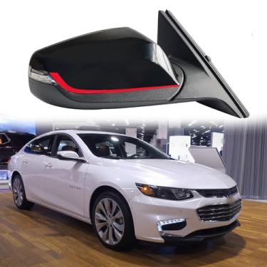 Imagem de Substituição do espelho lateral do passageiro adequado para Chevrolet Malibu XL 2016 2017 2018 Conjunto de espelho retrovisor lateral acessórios de espelho retrovisor do carro (13 fios)