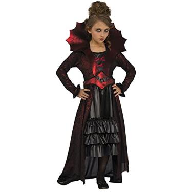 Imagem de Rubie's Fantasia infantil de vampiro vitoriano 630927, multicolorida, G