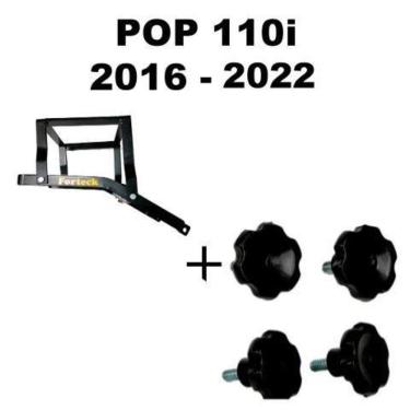 Imagem de Suporte Para Baú De Motoboy Pop 110i + Manipulos  - Completo