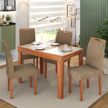 Imagem de Mesa DE Jantar Extensível 120cm Naturalle Pinhão