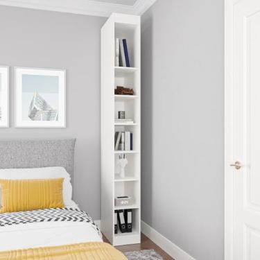 Imagem de Módulo Nicho Vertical Modulado Hera Cabecasa Madeiramadeira Branco Geada