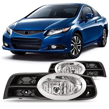 Imagem de Winjet Série OEM para [Honda Civic Coupe 2012-2013] faróis de neblina + interruptor + kit de fiação