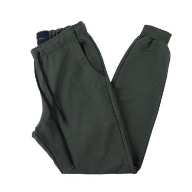 Imagem de Calça Masculina King & Joe Comfort Moletom Verde Militar - CL20301-Masculino