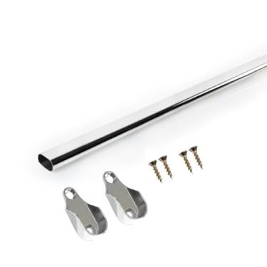 Imagem de Tubo Cabideiro 70cm Oval Arara Para Guarda Roupas