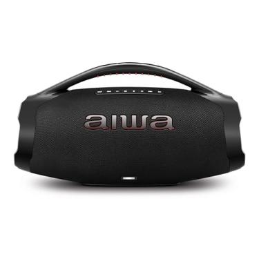 Imagem de Caixa de Som Boombox Plus AIWA BBS-01-B 200W Bluetooth 30H IP66 USB Preto