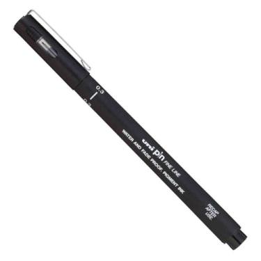Imagem de uni Marcadores finos pretos de 0,3 mm