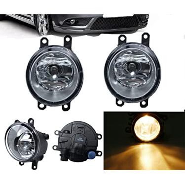Imagem de LEVANLIGHT Conjunto de faróis de neblina para Toyota Venza Camry Corolla RAV4 Yaris Prius Highlander Avalon Matrix Solara 2006-2013 para Lexus GS350 HS250h LX570 RX350 (para Toyota Yaris 2006-2013)