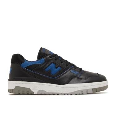 Imagem de New Balance Tênis masculino 550, Preto/sulco azul/branco, 45