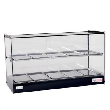 Imagem de Estufa EVR BP 10BD c/Estrutura em Alumínio Anodizado e Vidros Serigrafados - Titã Preta - 110V