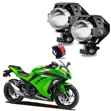 Imagem de Kit Led Farol de Milha Moto Kawasaki Ninja 300 2014 2015 2016 2017 201