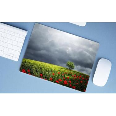 Imagem de Mouse Pad Emborrachado Personalizado Coleção Estampas Flores Floral, 4