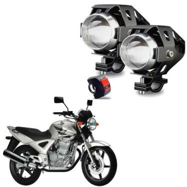 Imagem de Kit Led Farol Milha Moto Honda CBX 250 TWISTER 2001 2002 2003 2004 200