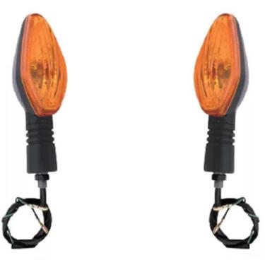 Imagem de Par Pisca Seta Moto Nxr Bros 150/160 Cg Titan Fan Cbx,cb Xre - NEW, DE