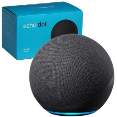 Imagem de  echo dot 5 geraçào alexa wi-fi / bluetooth, Preto