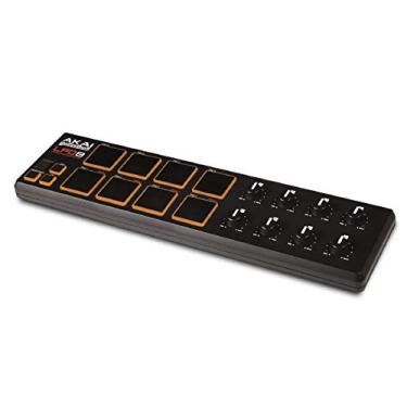 Imagem de AKAI Professional LPD8 – Controlador USB MIDI com 8 baterias sensíveis à velocidade para laptops (Mac e PC), software de edição incluído