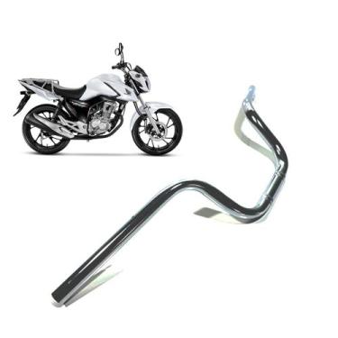 Imagem de Guidão De Moto Com Suporte Peso Pezinho Modelo Cargo Fan Titan CG Star