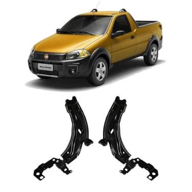 Imagem de Kit 2 Bandeja Suspensão Dianteira Strada 2010-2017 - Auto Flex