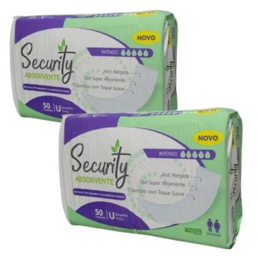 Imagem de Kit Absorvente Geriatrico Security 100 Un 50 Un Por Pacote
