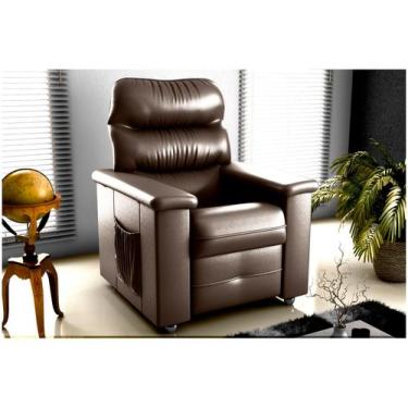 Imagem de Poltrona Reclinável Moderno 3 Posições Matrix Jaguar, Marrom