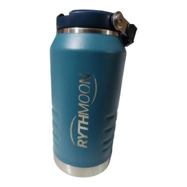 Imagem de Garrafa Térmica Inox Com Alça Rythmoon - 1,1L, Unico, Aqua