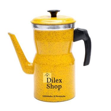 Imagem de Bule Cafeteira Café Chá Leite  Alumínio Bico Grande 1900 Ml - DA ALUMI