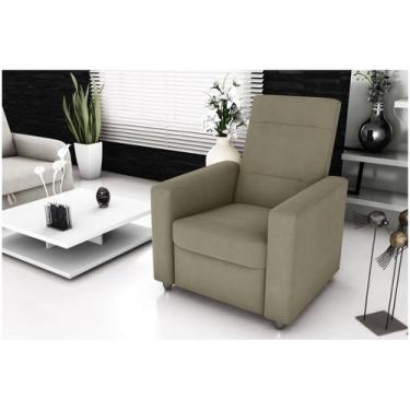 Imagem de Poltrona Reclinável Moderna 2 Posições Matrix Ranger, Bege
