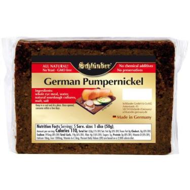 Imagem de Pão de Centeio Integral Alemão German Pumpernickel Schlunder 500g