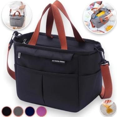 Imagem de Bolsa Térmica Com Alça Feminina Trabalho Academia Lancheira Vários Bol
