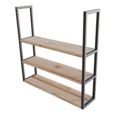 Imagem de Floreira Em Ferro Reforçada 80x20cm Moderno Para Casa - Technox