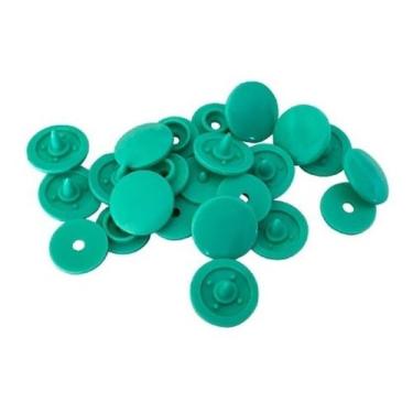 Imagem de Botão De Pressão Colorido Original Ritas 100 Unidades, Verde Hortelã