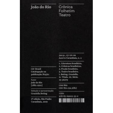 Imagem de Livro - Crônica, Folhetim, Teatro - Coleção Acervo