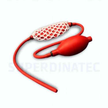 Imagem de Pera para bureta com rabicho e bulbo de retenção + insuflador - com re